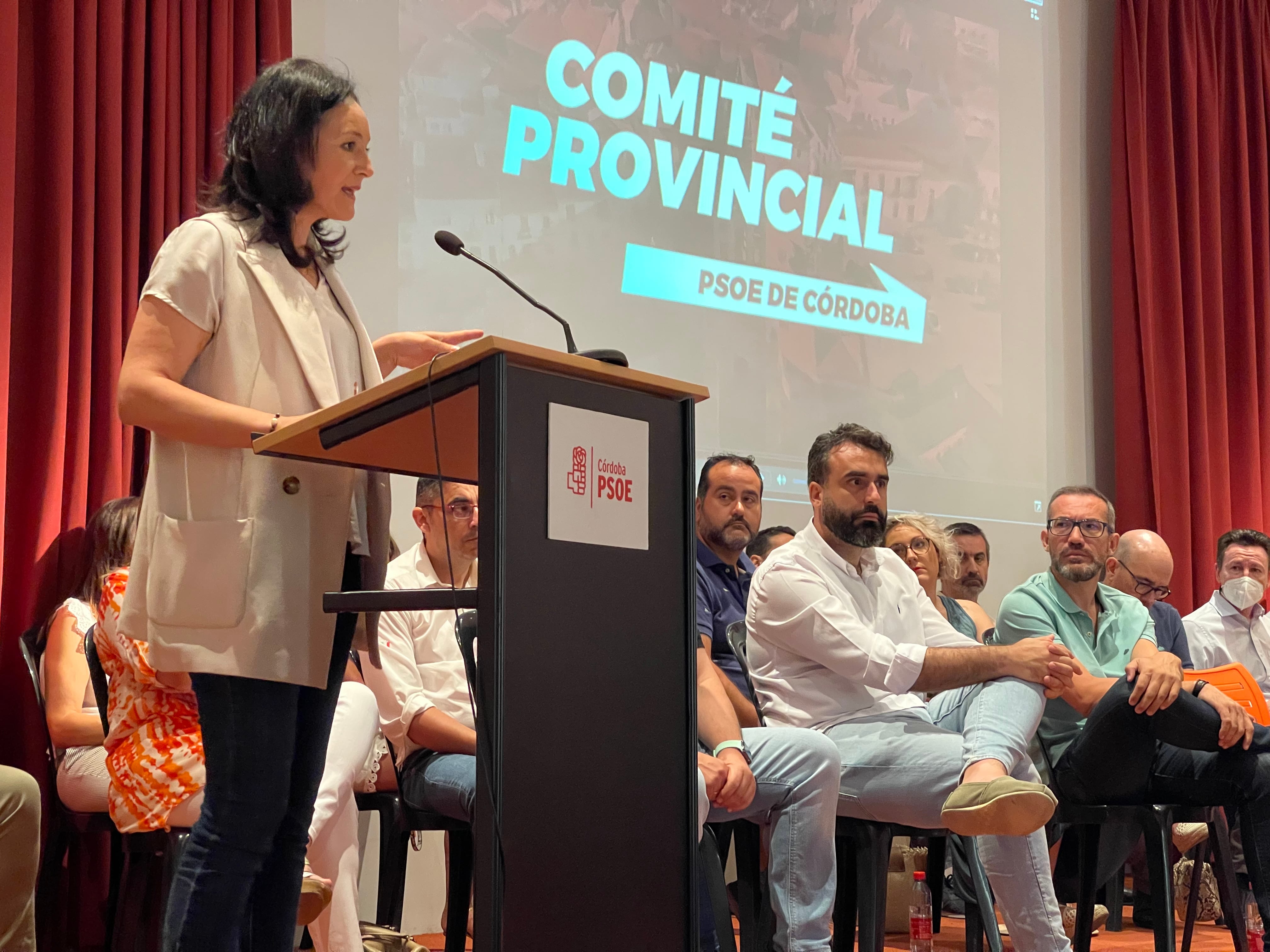 Rafi Crespín interviene en el Comité provincial del PSOE de Córdoba