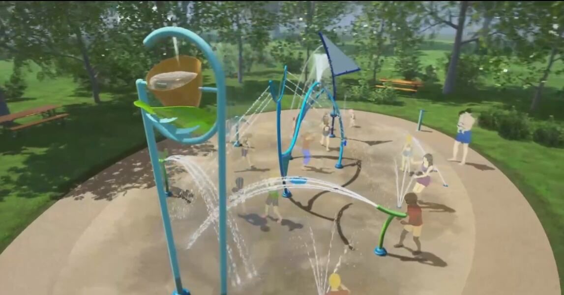 Recreación de cómo será el parque de agua de Ferrol