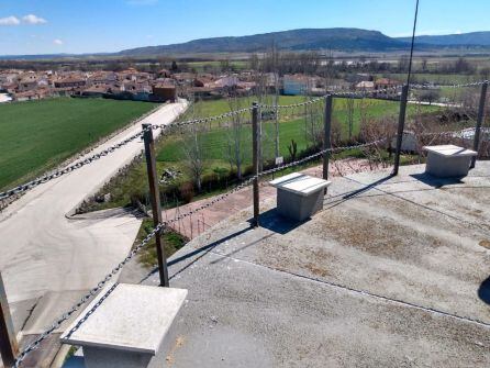 Ubicación de los nidos destinados al cernícalo primilla