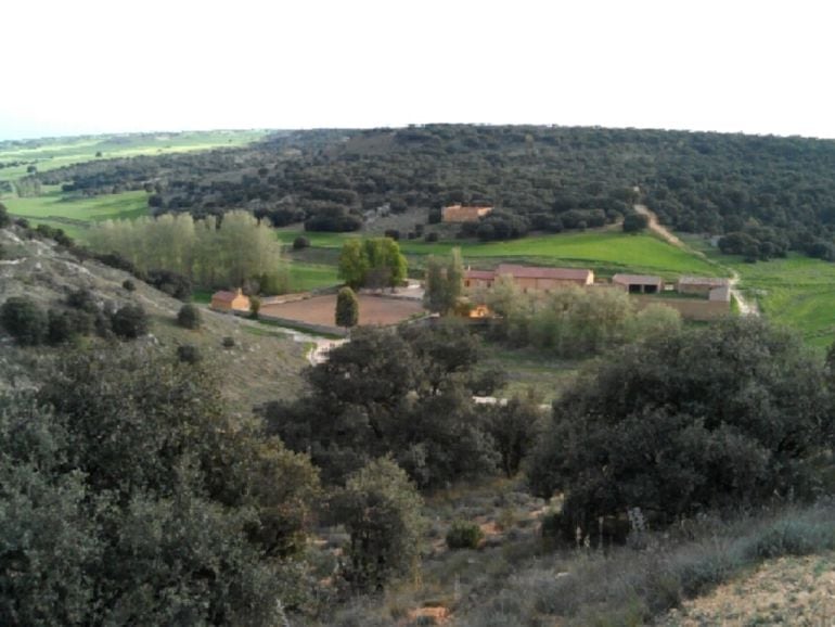 Mirador del Valle de San Juan en el Monte el Viejo de Palencia.