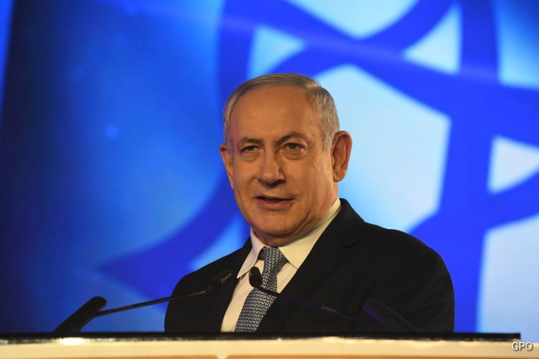 El primer ministro de Israel, Benjamin Netanyahu