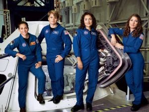 Las mujeres que salieron de la promoción más igualitaria de la NASA.