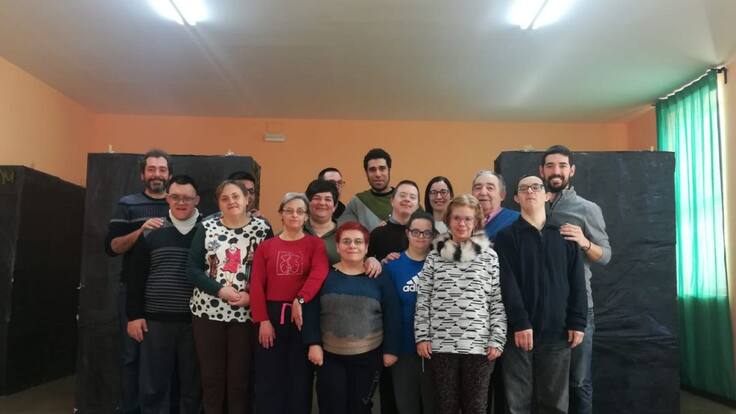Reportaje de la compañía de teatro "La Traca" - Fundación ADISLAF - Pepe Lasmarías (17/02/19)