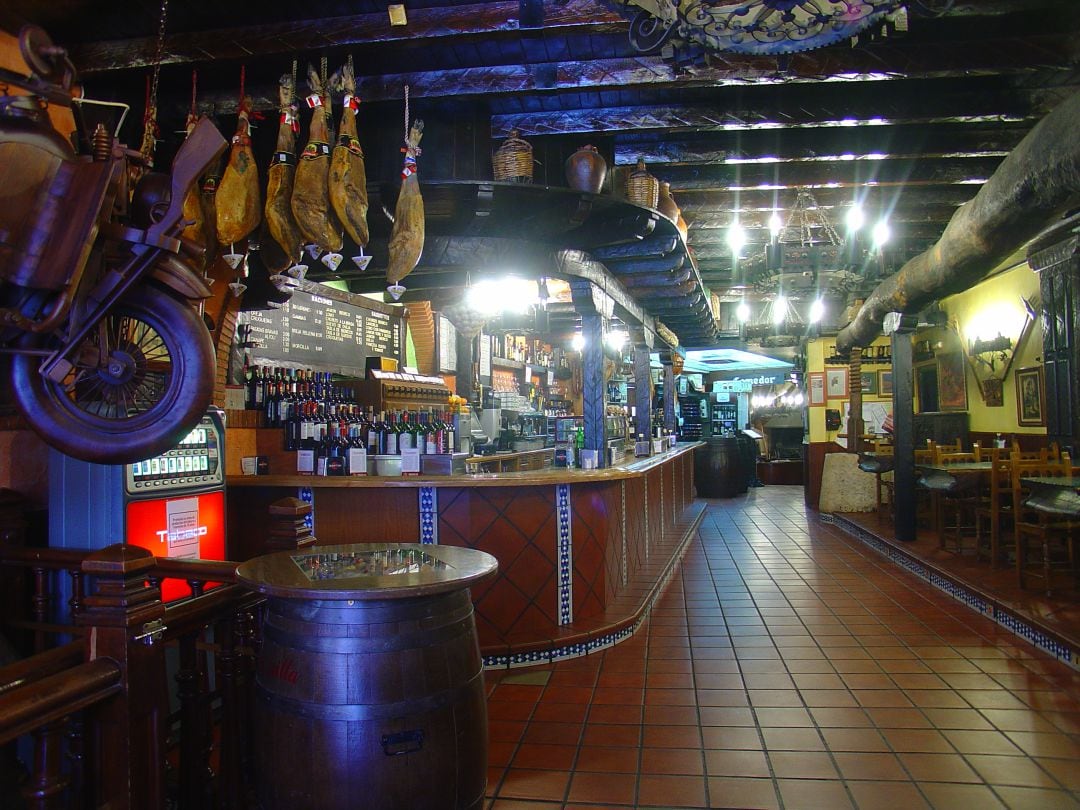 Interior de El Lagar de Isilla