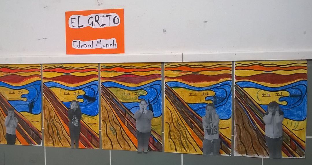 Uno de los murales creados dentro de la educación de las emociones.