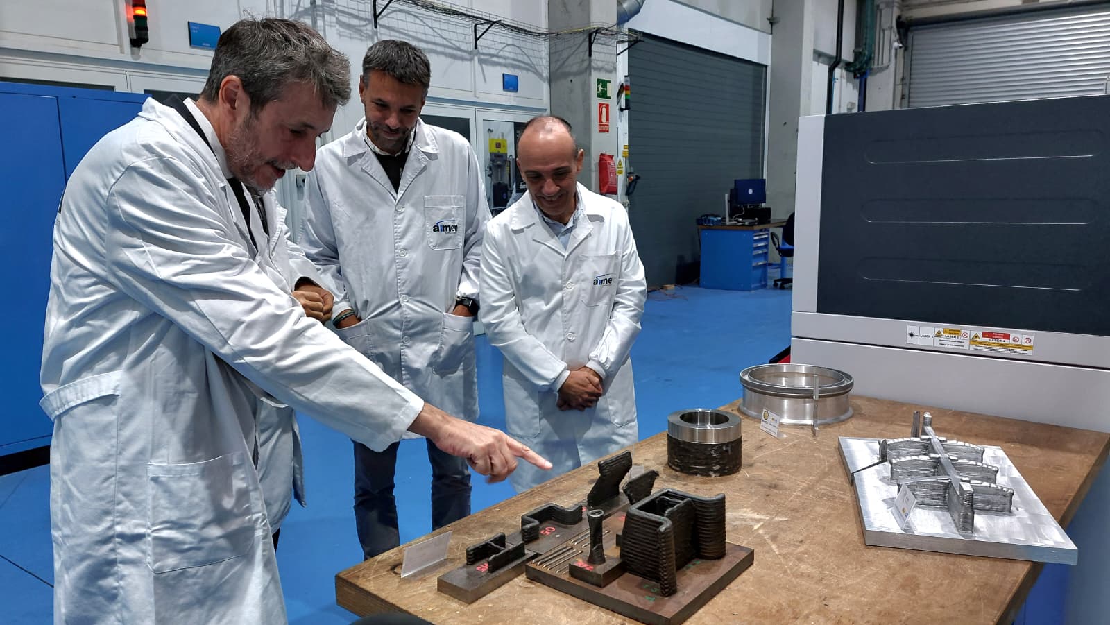 Visita del DIrector General del CDTI a Aimen