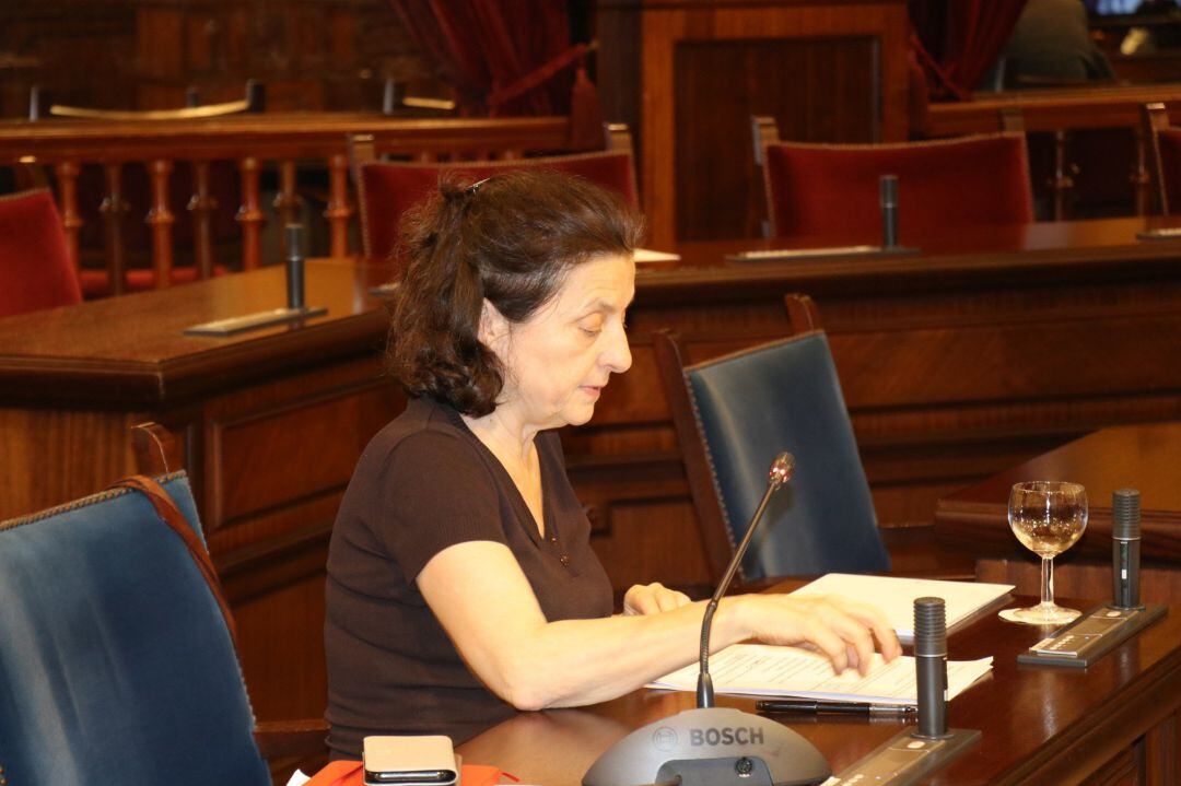 La consellera de Asuntos Sociales y Deportes, Fina Santiago