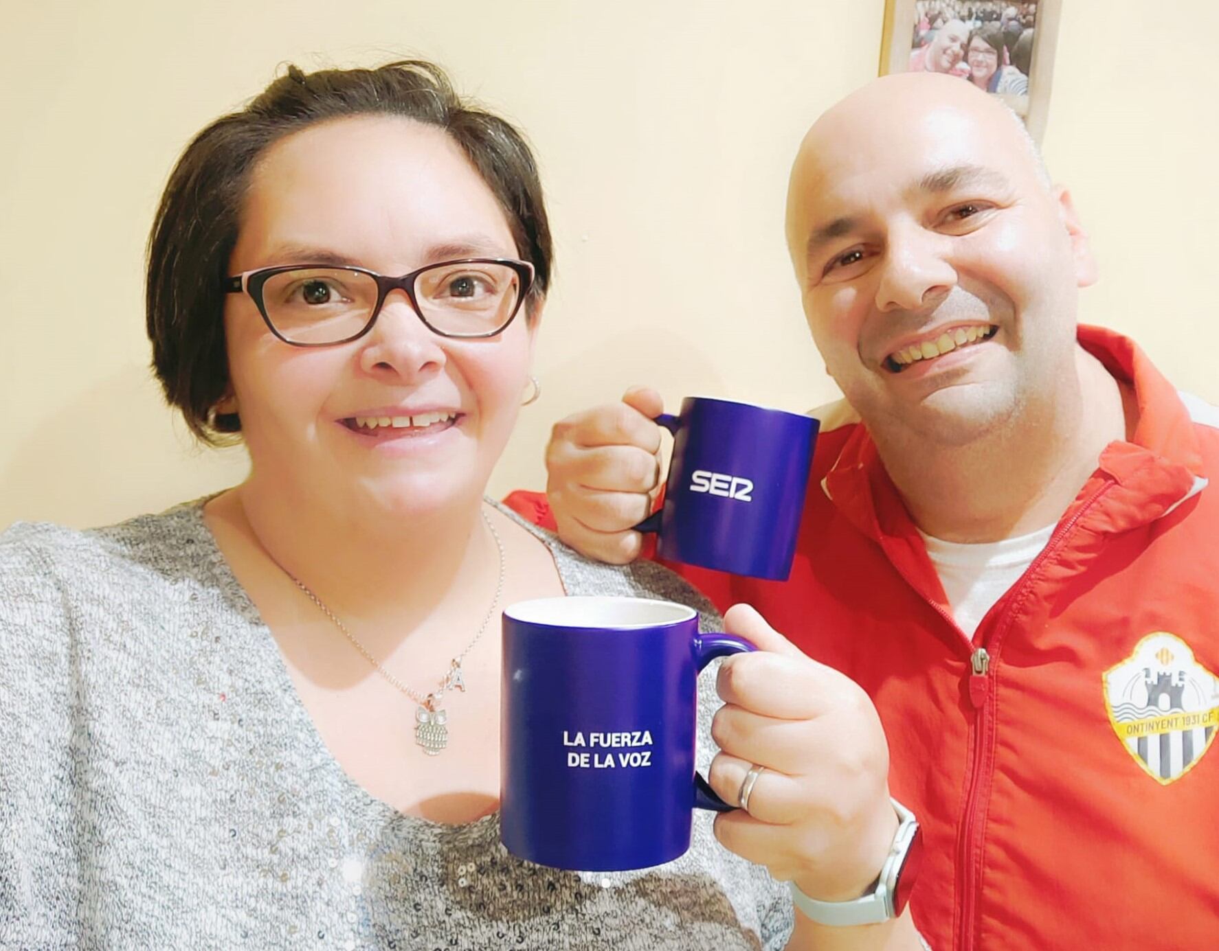Paco Ortiz i Ana Juan, dos dels guanyadors de la quiniela la setmana passada