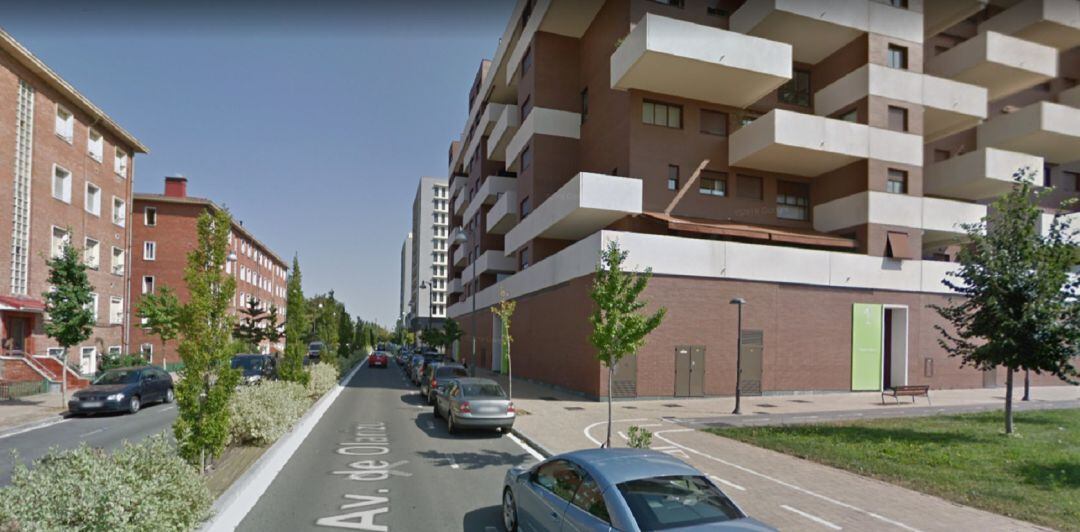 Avenida de Olárizu, en Vitoria donde se ha registrado el accidente