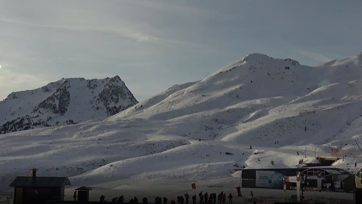 Imagen de la web cam de Formigal-Portalet este sábado