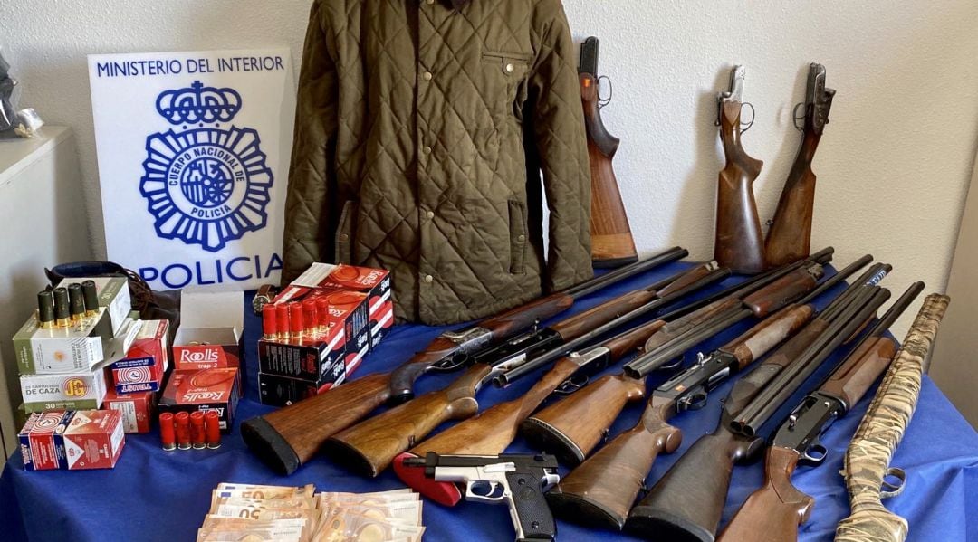 Este es el material intervenido por la Policia Nacional