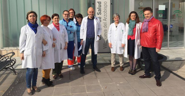 Equipo de profesionales del Centro de Salud de Villanueva del Arzobispo reconocido por ACSA