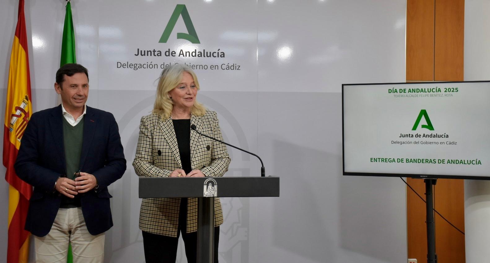 Presentación de las Banderas de Andalucía en la provincia de Cádiz