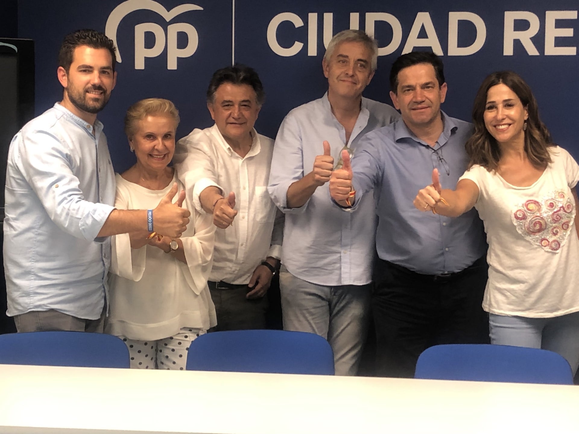 Candidatura del PP en Ciudad Real tras la valoración de los resultados del 23J