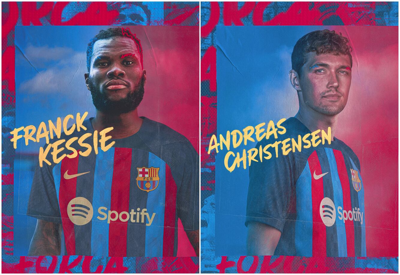 Kessie y Christensen, nuevos jugadores del Barça.