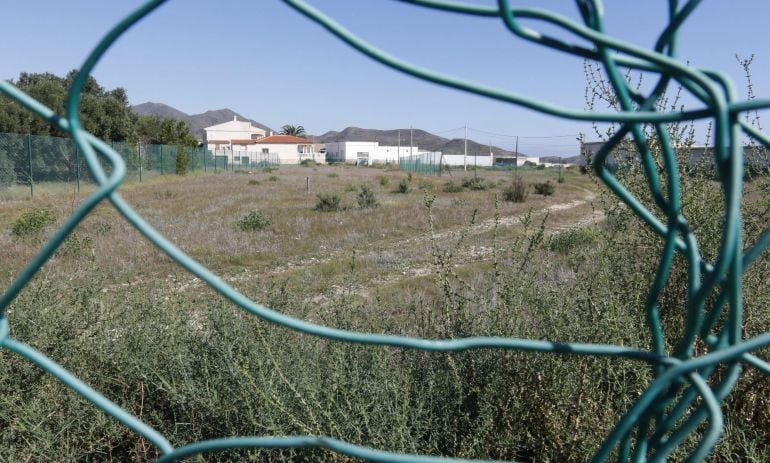 Zona vallada en el municipio de Palomares, localidad almeriense de Cuevas de Almanzora, en la que el 17 de enero de 1966 cayeron cuatro bombas de un avión estadounidense.