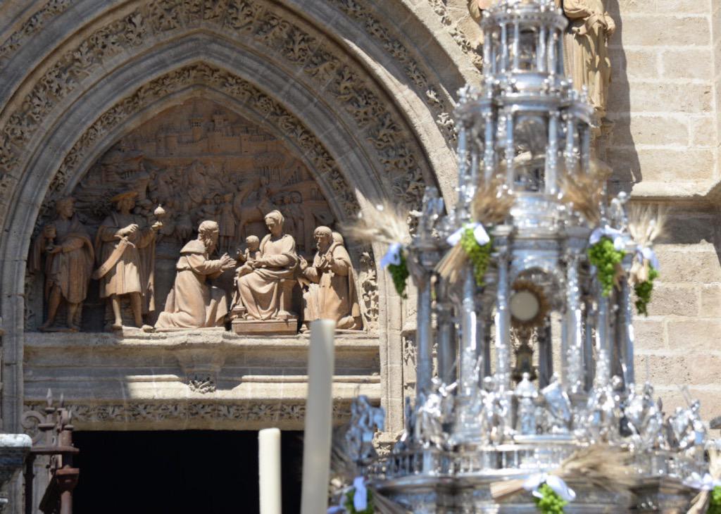 Imagen de archivo de la procesión del Corpus en Sevilla