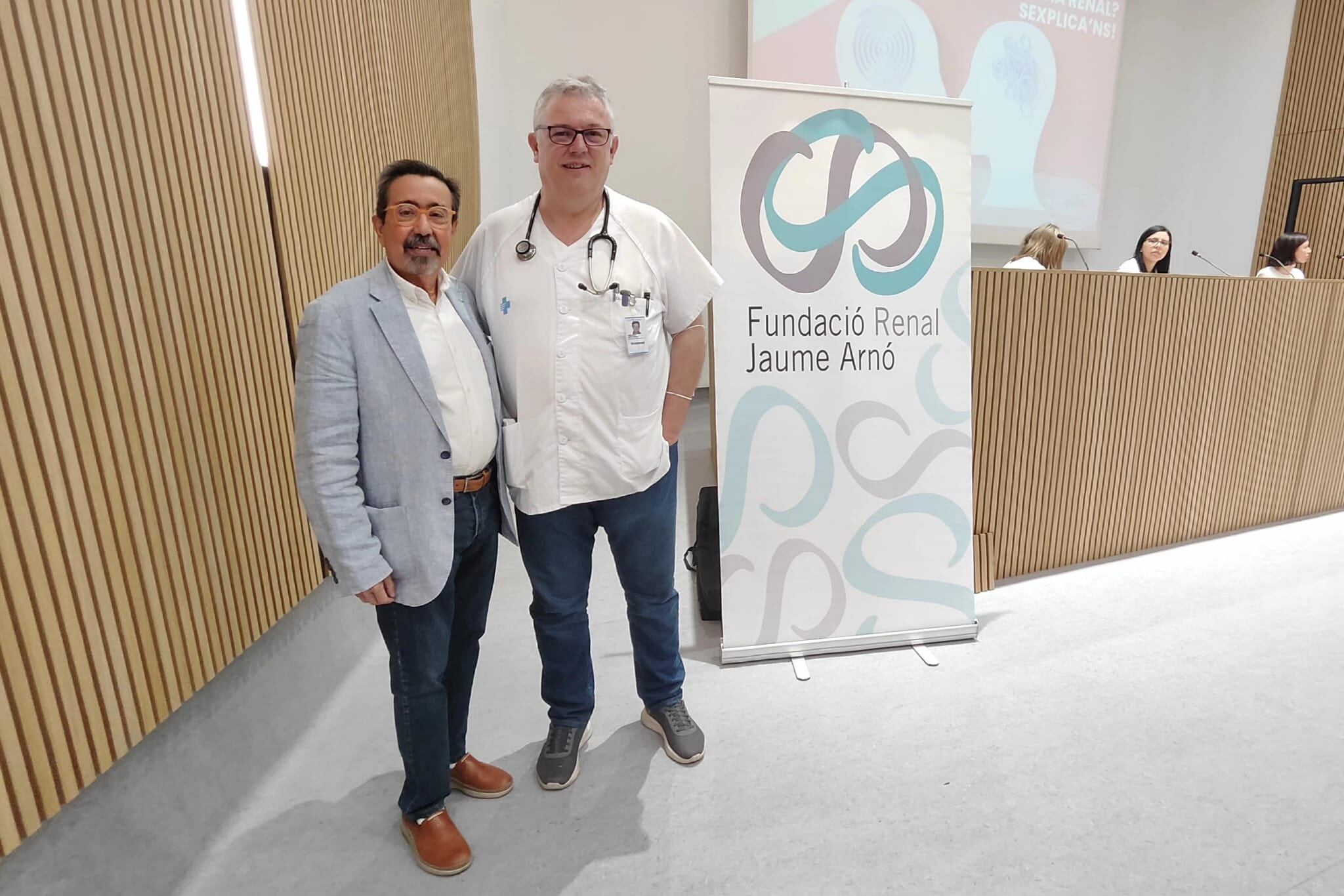Ignacio Gracia és el president de la Fundació Renal Jaume Arnó i Felipe Saró és facultatiu especialista en Nefrologia de l&#039;Arnau.