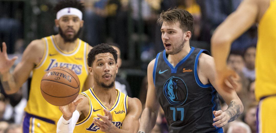 Luka Doncic, durante el partido ante el Athletic