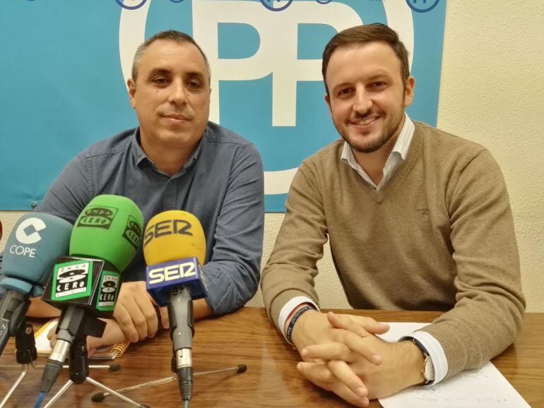 Vicente Granero y Pablo Ruz, concejales del PP