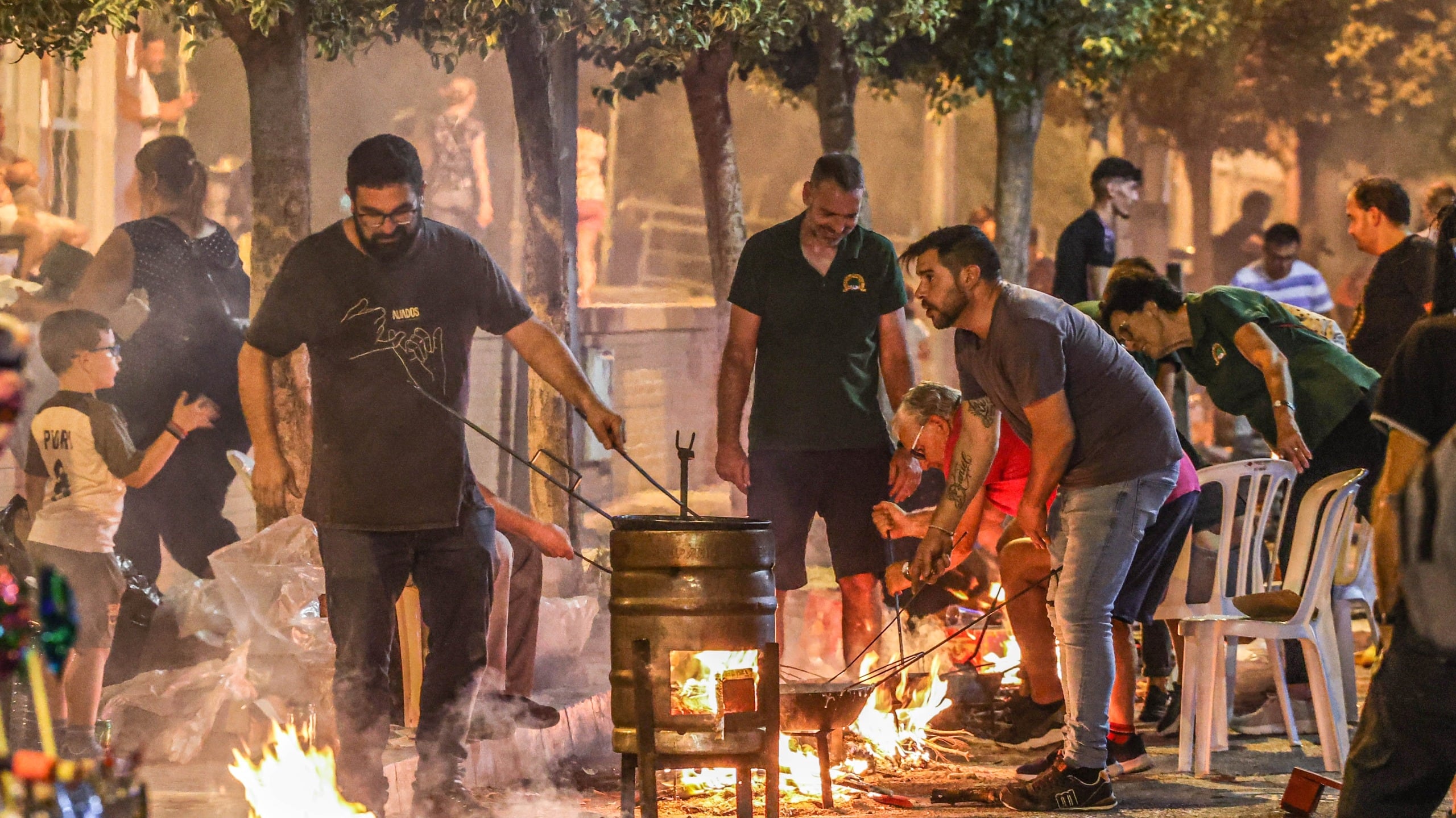 La Plantà de las Fallas de Elda es sinónimo de gachamigas