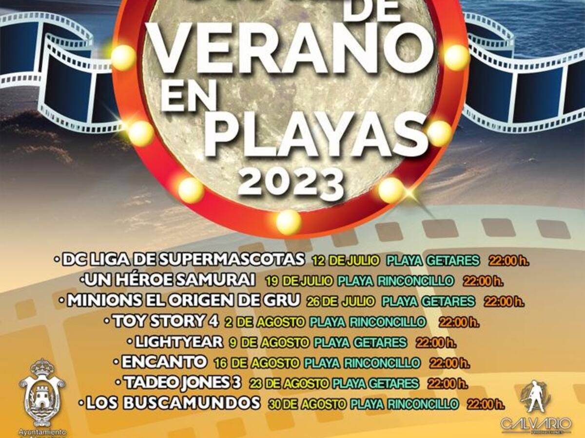 El cine en las playas de Algeciras arrancará el 13 de julio