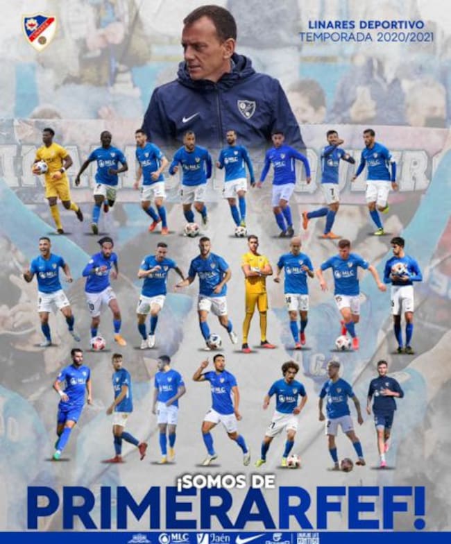 Plantilla 2020-21 que ha conquistado el ascenso a Primera RFEF