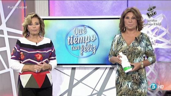 Publicidad en el programa &#039;Qué tiempo tan feliz&#039;