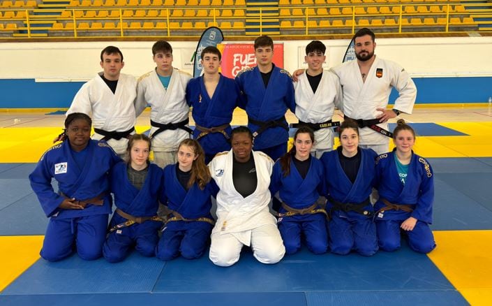 Judokas altoaragoneses en Fuengirola