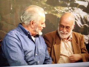 Julio Anguita y Arcadi Oliveres