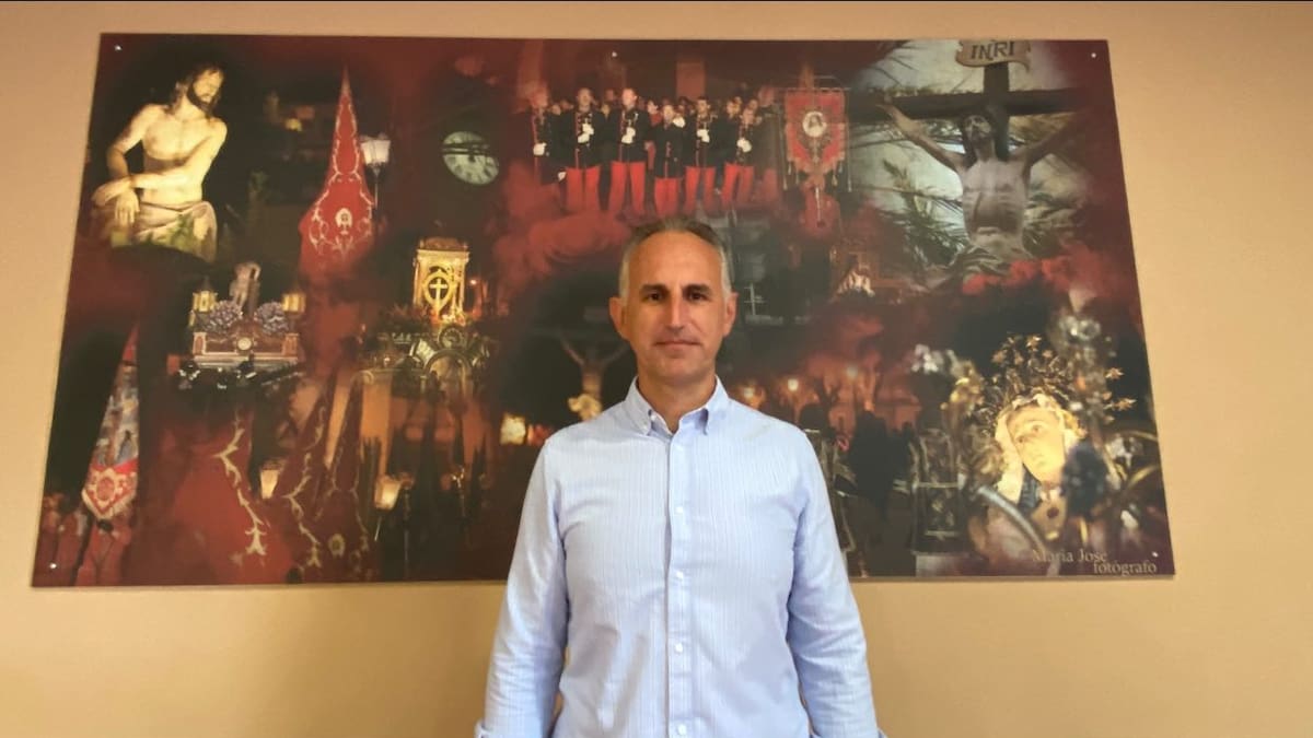 Francisco Ibáñez, presidente del Paso Encarnado de Lorca