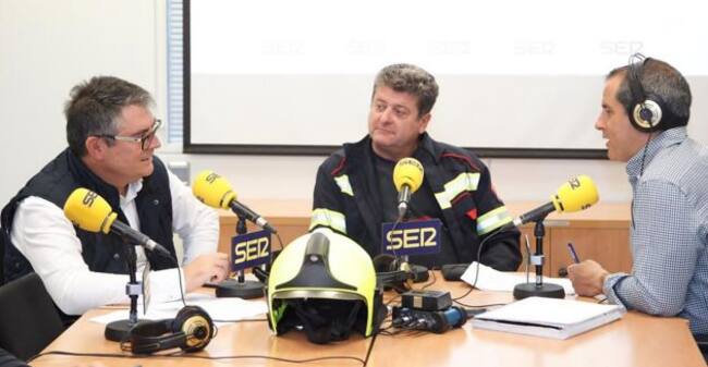 Lluis Pastor, jefe de Sala del Centro de Coordinación de Emergencias, y Raimundo Tomás, coordinador de Formación