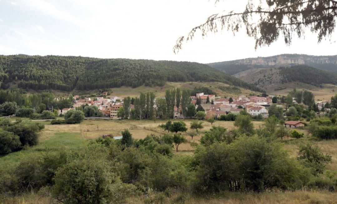 Vista panorámica de Tragacete (Cuenca).