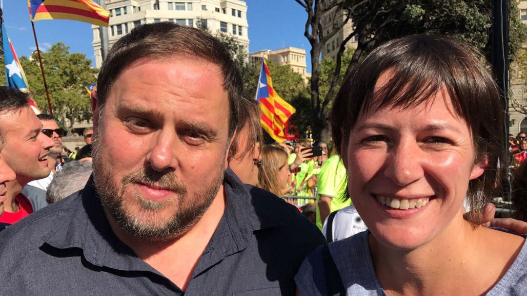 Oriol Junqueras y Ana Pontón.