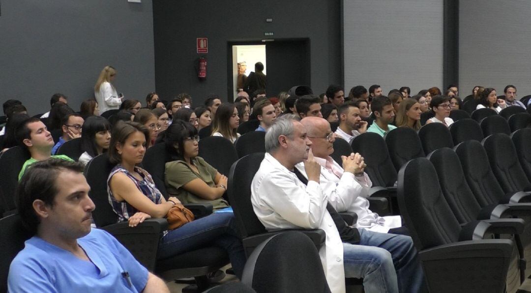 Acto de bienvenida y despedida de los Mir en el Hospital General
