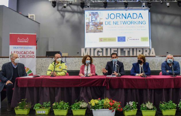 Acto de inauguración de la Jornada de networking de transporte sanitario celebrado en Miguelturra