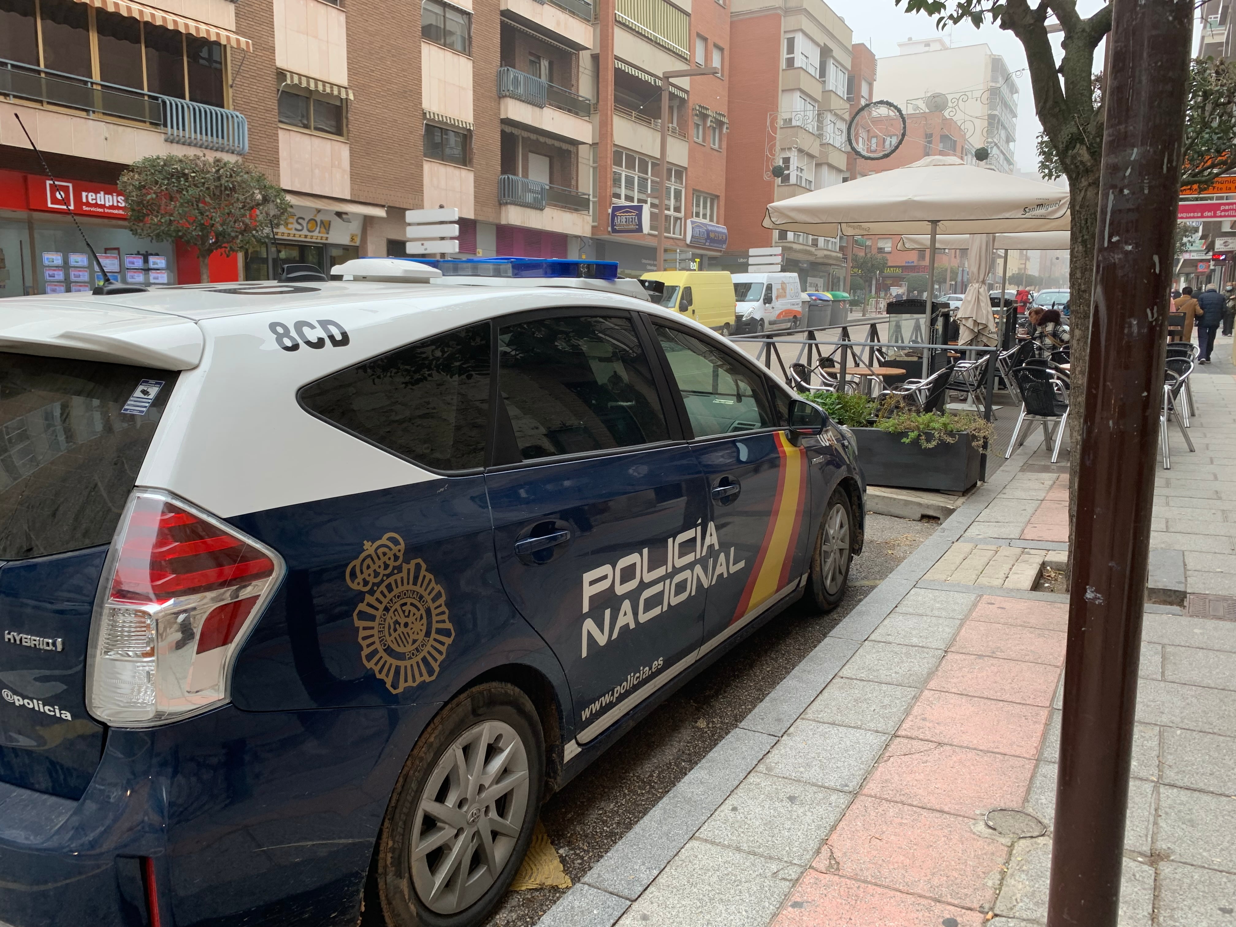 Patrulla Policía Nacional en Guadalajara