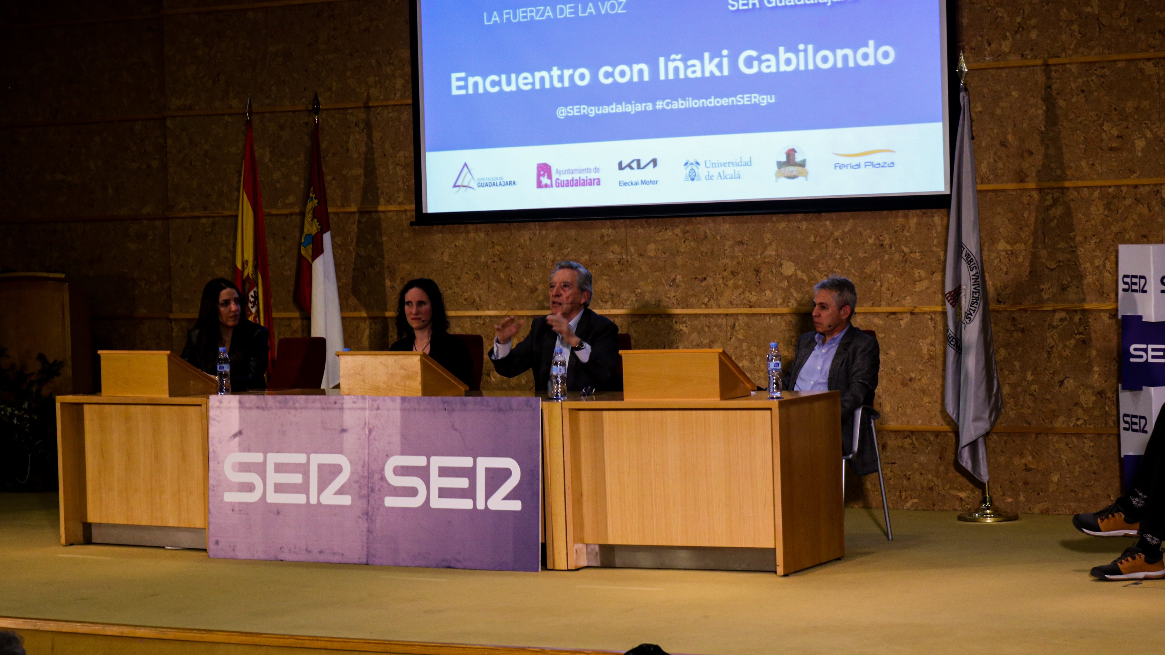 Encuentro con Iñaki Gabilondo en Guadalajara/Foto David Torres Pasabados