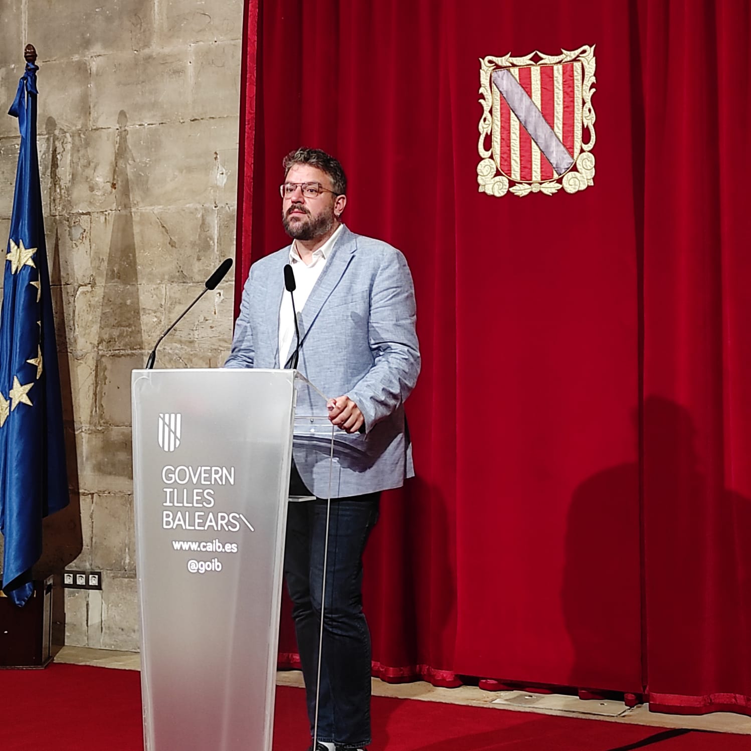 Lluís Apesteguia (Més) en el Consolat de Mar