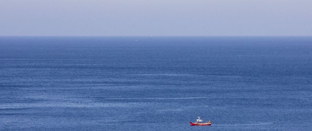 Barco de pesca en Carnota