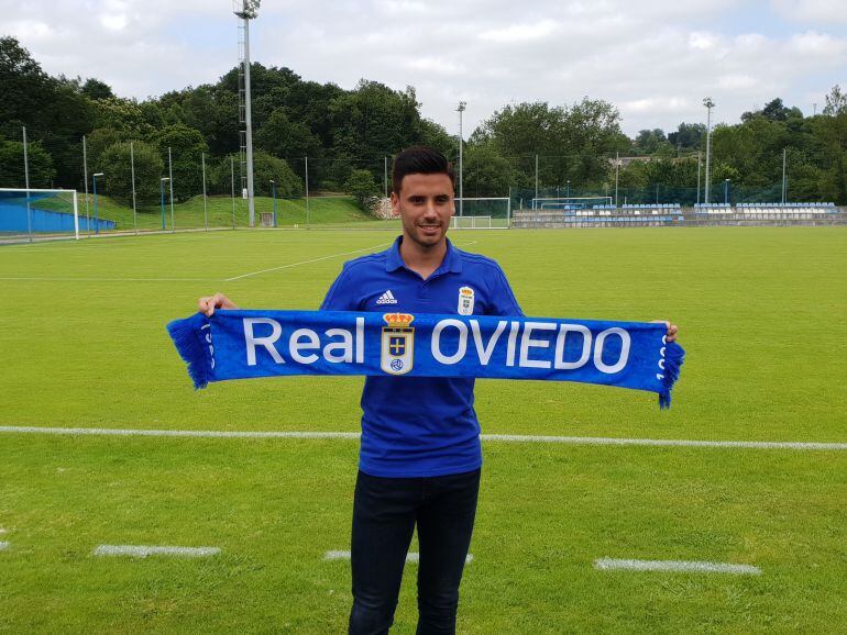 Muñoz posa en El Requexón