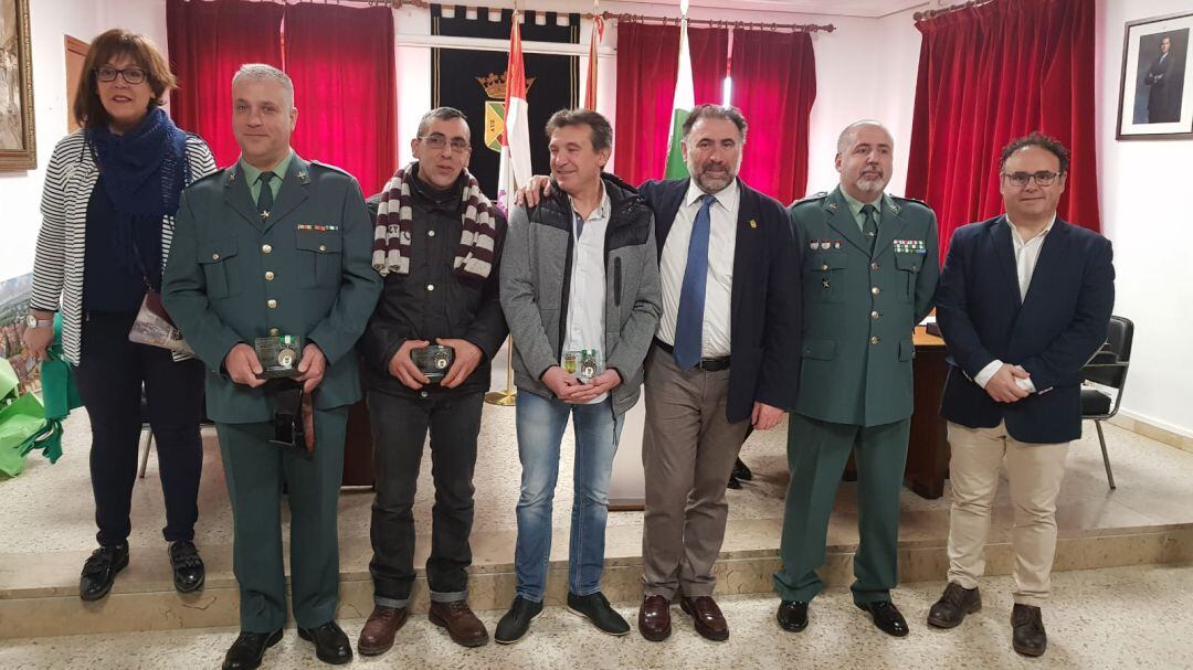 Acto de reconocimiento a quienes protagonizaron el rescate en la provincia de Palencia