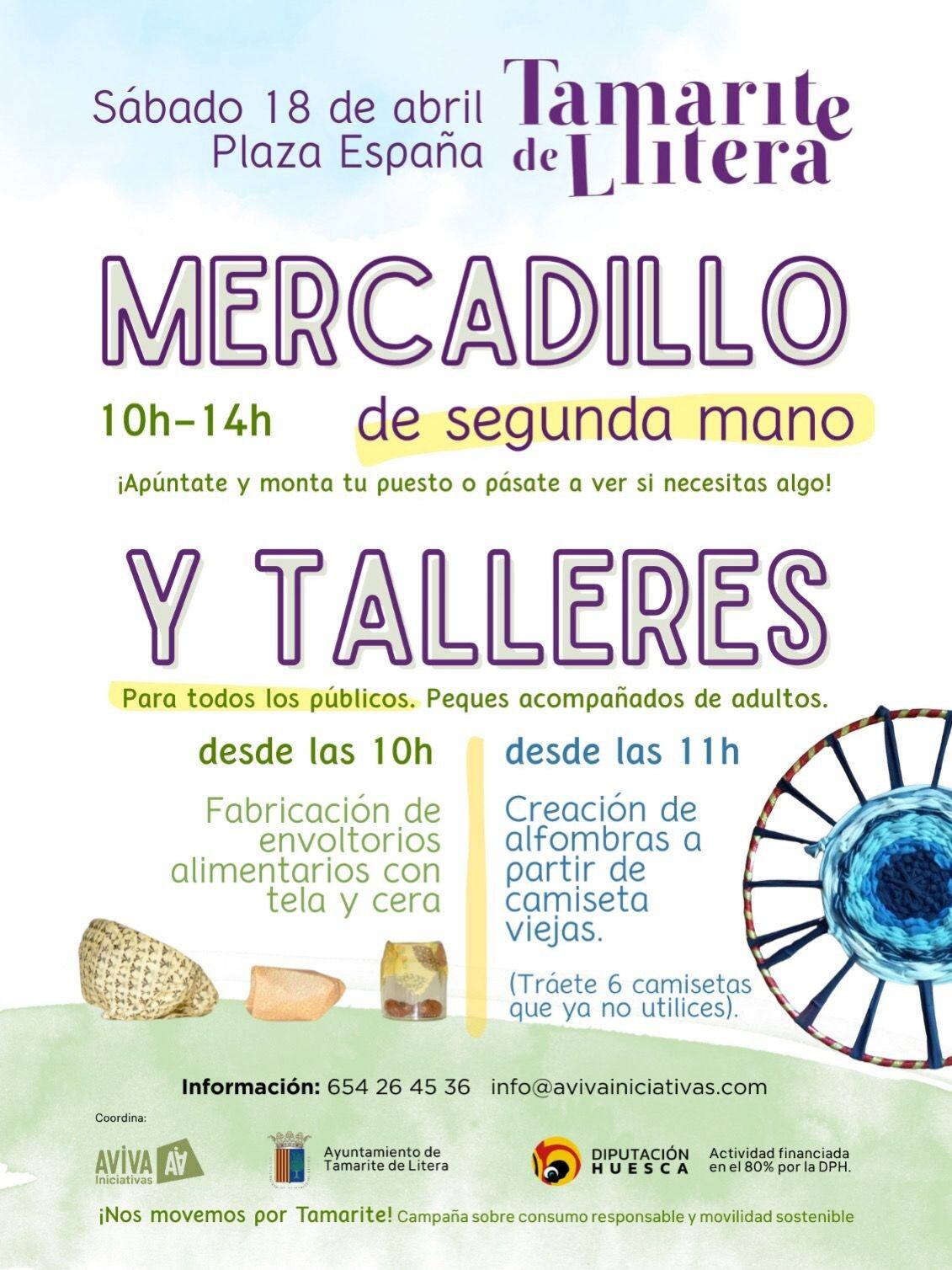 Cartel de la actividad que se celebrará en Tamarite de Litera