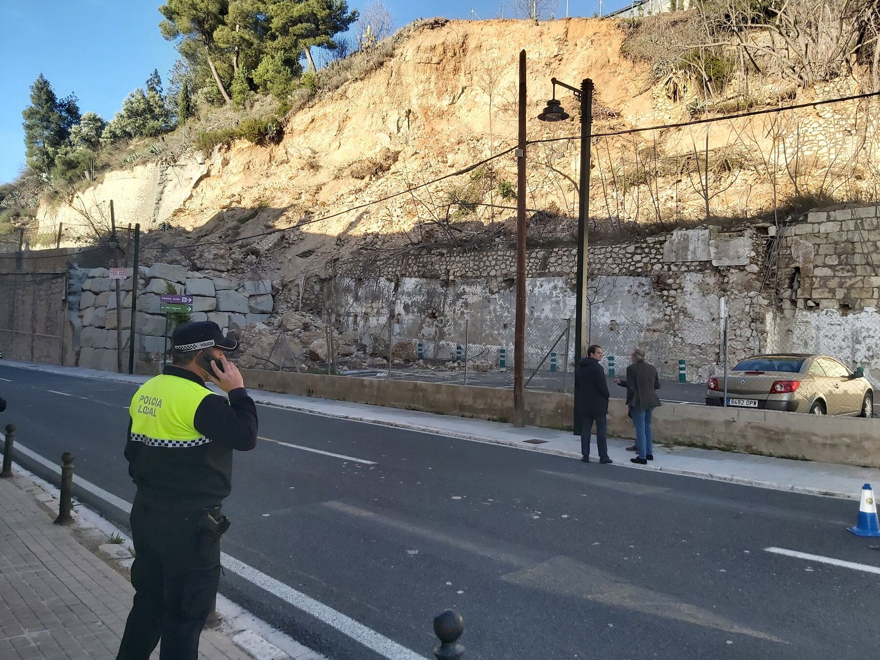 Imagen de archivo de la ladera de la Beniata de Alcoy,del pasado 7 de abril