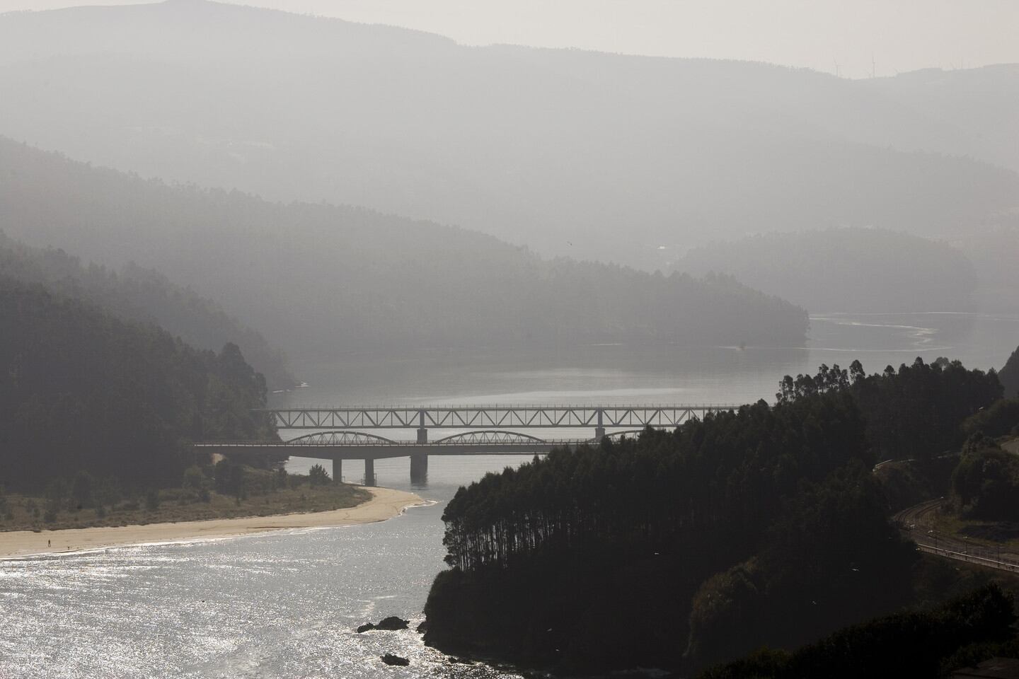 Desembocadura del río Sor, en O Barqueiro (foto: Xunta de Galicia)