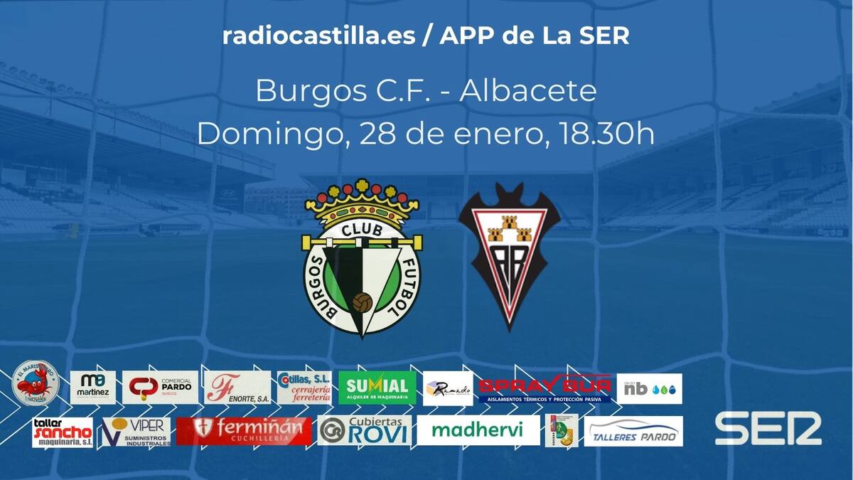 El Burgos C.F. recibe al Albacete en El Plantío