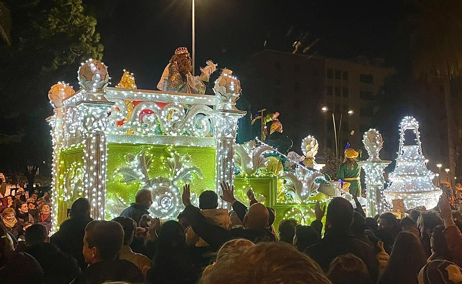 Carroza de Gaspar, en la Cabalgata de Córdoba