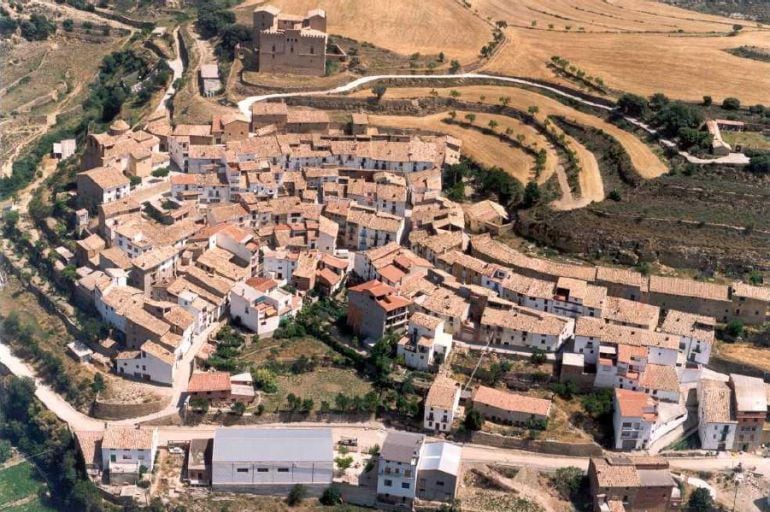 Imagen aérea del municipio de Todolella