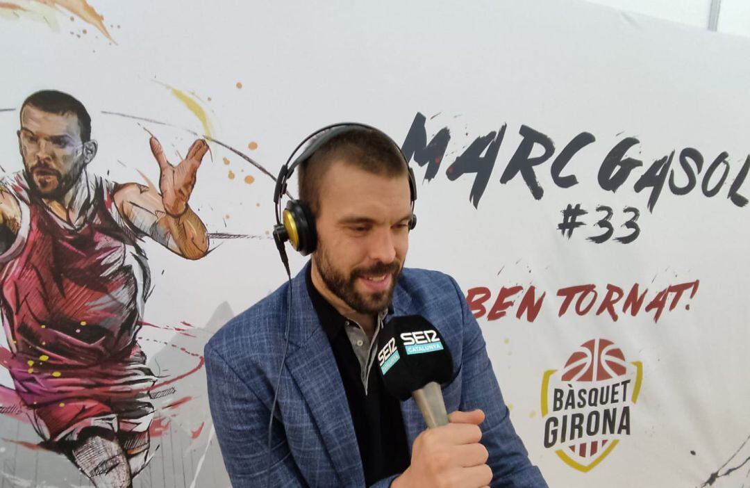 Gasol durant una entrevista a El Larguero.
