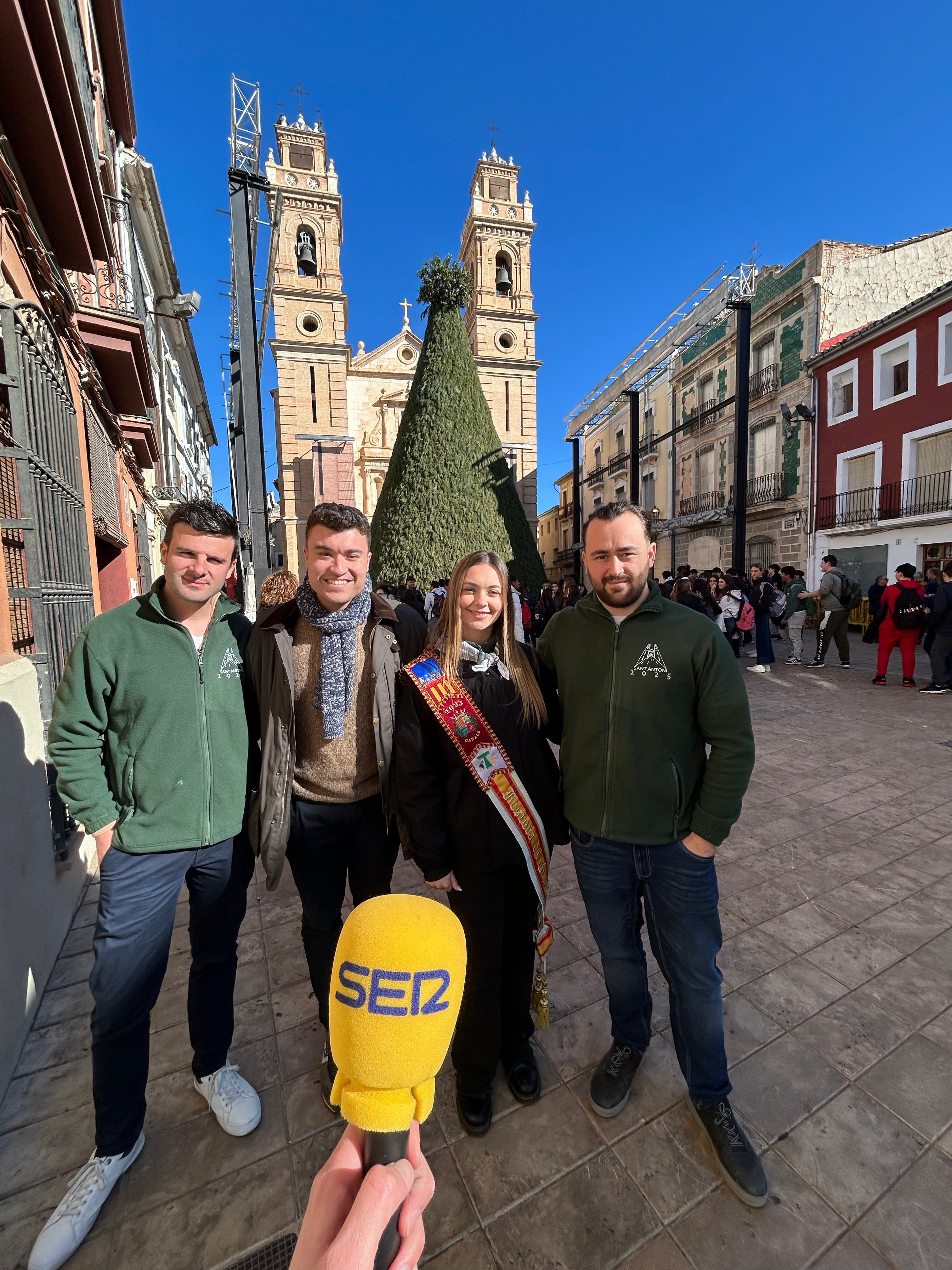 &quot;Hoy por Hoy Xàtiva&quot; desde la Foguera de Canals